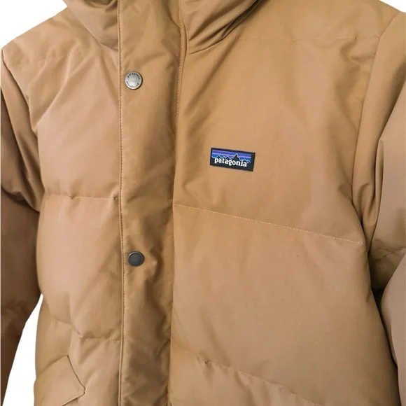 Patagonia Tan Hooded Parka - Picture 7 of 11